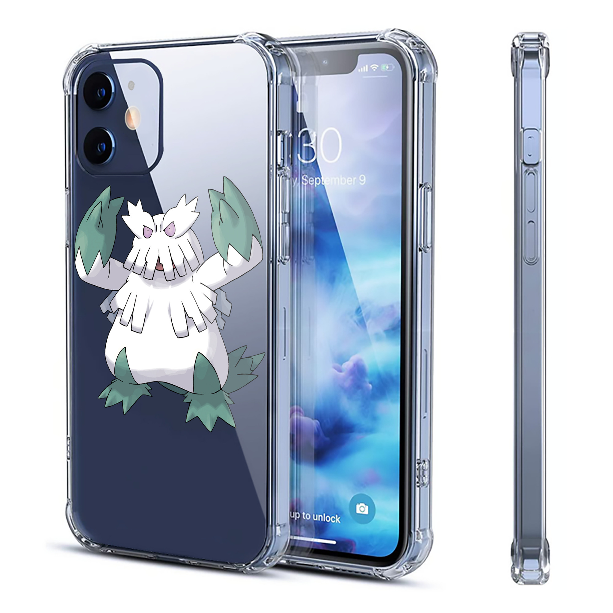 （画像用） ポケットモンスター Pokémon 【iPhone 12シリーズ対応】透明スマホケース（クリアソフトケース）